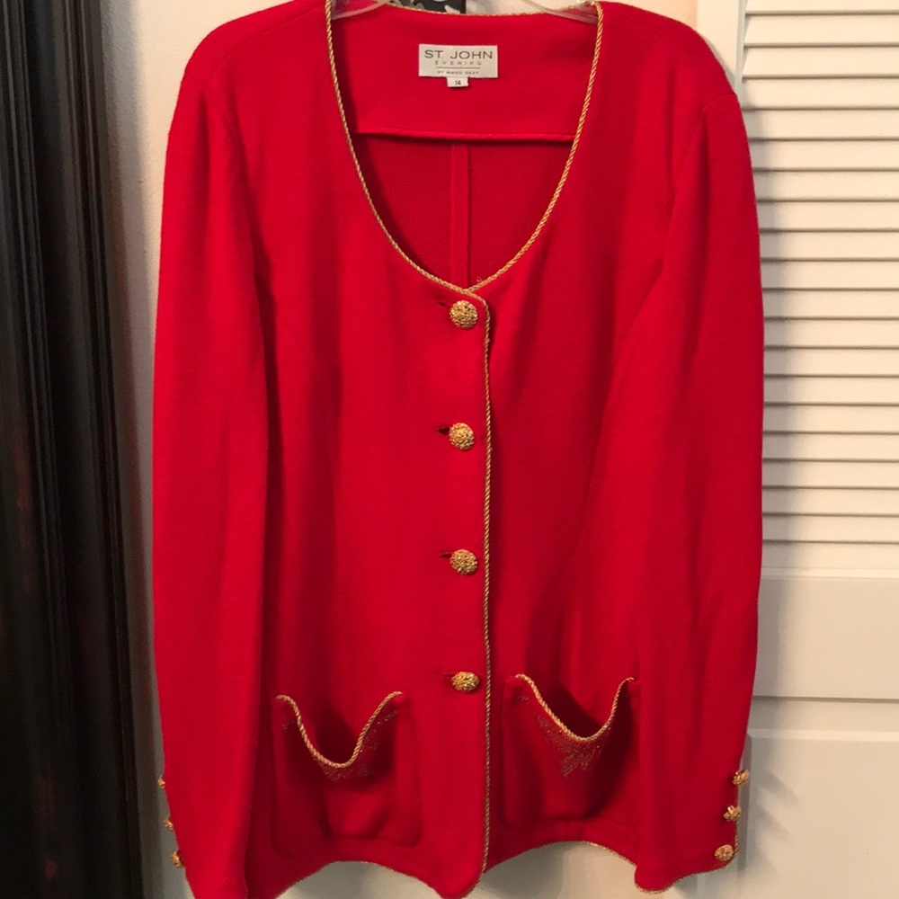 St John Evening knit holiday